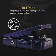 Hotone Soul Press II - 4 i 1 Wah & Volym Gitarrpedal