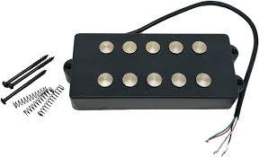 Mini 5-strängars Baspickup med Monteringsskruvar