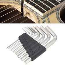 RiToEasysports Gitarr Insexnyckelsats - 8 Delar