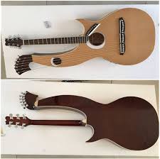 Dubbelhalsad Akustisk Gitarr 6/6/8 Strängar