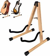 LEKATO Trägitarrstativ för Akustiska och Elgitarrer