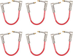 6-pack Gitarr Patch-kablar