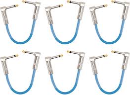 6-pack Gitarr Patch-kablar