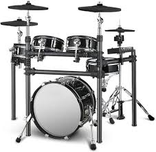 Professionell Elektronisk Trumset med Fem Trummor och Tre Cymbaler