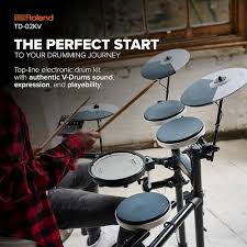 Roland TD-02KV V-Drums: Uttrycksfullt Elektroniskt Trumset