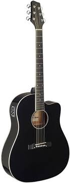 Stagg Dreadnought Akustisk-Elektrisk Gitarr