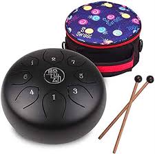 Klassisk 15 cm Stål Handpanna Trumma - 8 Noter C