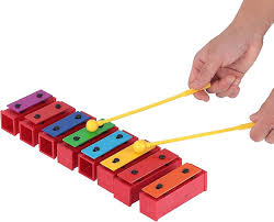 Eujgoov Professionell Glockenspiel med 8 Noter - Slagverksinstrument för Familjespel