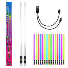 Uppladdningsbara LED-trumpinnar i PC-polymer