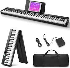 Eastar Fällbart Piano - 88 Tangenter Fullstor Semi-Fällbar Klaviatur
