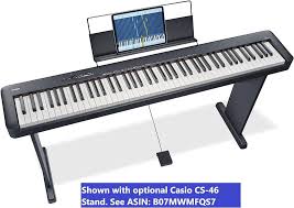 Casio CDP-S110BK Digitalpiano med 88 Vägda Tangenter