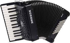 Hohner Bravo II Silentkey Dragspel - Svart