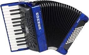 Hohner Bravo II 48 Kromatiskt Piano Dragspel - Blå