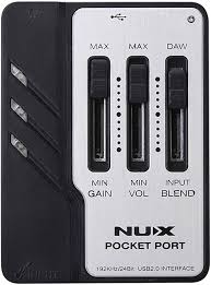 NUX Fickport: Bärbart USB Ljudgränssnitt för Gitarr