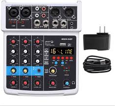 4-kanals Bluetooth Ljudmixer med DSP och USB