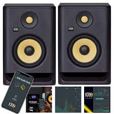 KRK Rokit RP5 G4 Aktiva Studio Monitorer (Par) Svart