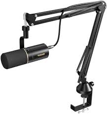TONOR USB/XLR Mikrofon med Boomarm för Podcasting och Musikproduktion