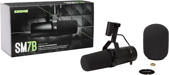 Shure SM7B Dynamisk Mikrofon för Podcast och Sändning