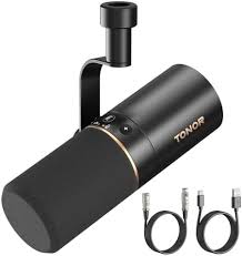 TONOR USB/XLR Dynamisk Mikrofon för Podcast