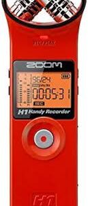ZOOM H1 Bärbar Digital Inspelare (Röd)