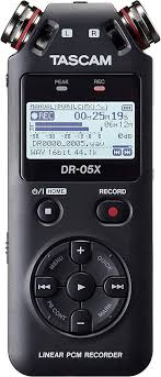 Tascam DR-05X - Handhållen Stereo-inspelare & USB Ljudgränssnitt