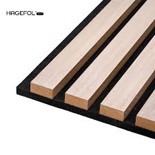 HAGEFOL® Akustikpaneler i Ek 60x60 cm - 4-pack