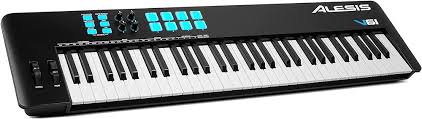 Alesis V61 MKII – USB MIDI Tangentbord med 61 Anslagskänsliga Tangenter