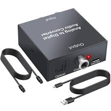 PROZOR Analog till Digital Ljudomvandlare RCA/AUX