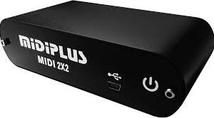 Midiplus MIDI 2x2 USB MIDI-gränssnitt - Svart
