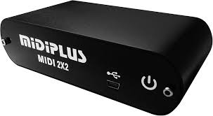 Midiplus MIDI 2x2 USB MIDI-gränssnitt - Svart
