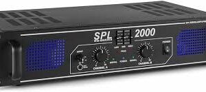 SkyTec SPL 2000 PA-förstärkare 2000W med 3-bands EQ