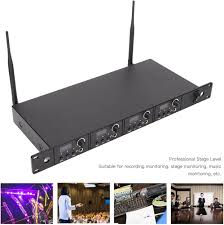 UHF 4-Kanals Trådlöst In-Ear Monitor System