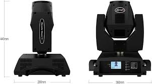 Audibax Monster Beam 7R - Professionell Rörligt Huvud Projektor