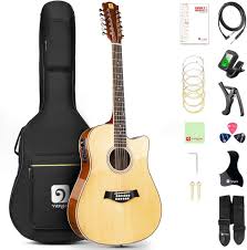 Vangoa 12-strängad akustisk-elektrisk gitarr
