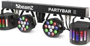 Festljuspaket BeamZ 2x Par + 2x Derby PartyBar