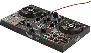 Hercules DJControl Inpulse 200 - 2-Deck DJ-controller med hållare