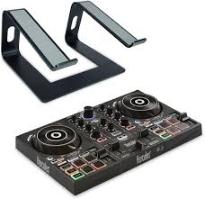 Hercules DJControl Inpulse 200 - 2-Deck DJ-kontroller med stativ