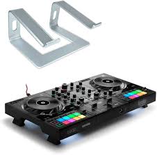 Hercules DJControl Inpulse 500 & Keepdrum Laptopställ - Silver