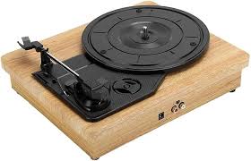 Multihastighets Vinylskivspelare med Grammofon