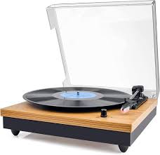 Trådlös Vinylskivspelare med Bluetooth