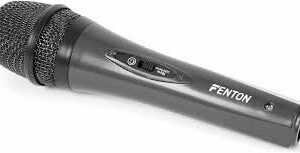 Fenton DM105 Professionell Röstmikrofon - Svart med 3m Kabel