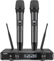Trådlösa Mikrofoner för Karaoke och Fest 60M UHF