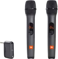 JBL Trådlös Mikrofonset med 2 Mikrofoner och Mottagare