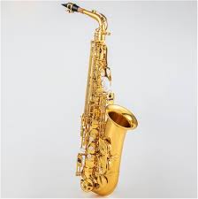 Alto Eb Saxofon i Guld Mässing
