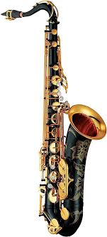 Tenorsaxofon i Svart Lack med Fodral