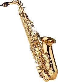 Professionell Eb Altsaxofon i Mässingslackad Finish