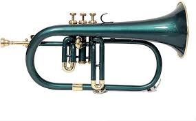 Musikalisk Shala Flugelhorn med 3 Ventiler i Flera Färger