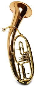 SYMPHONIE Tenorhorn/Benor Antler Goldmessing med Lyxig Hard Shell Väska