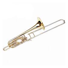 Professionell Bas Trombon med Dubbel Kolv D Ton