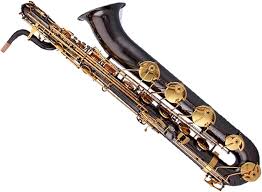 Professionell Baryton E-flat Saxofon i Mässing